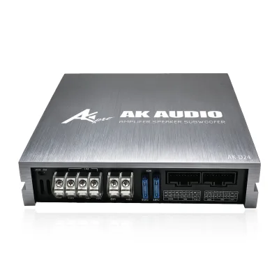 AK-D24 Car DSP Amplifier 8x40W RMS 10-Channel RCA Output 24Bit 48kHz SNR>105dB USB OTG
