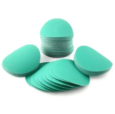 7 Inch 170mm Green Color Ceramic Abrasive Hook and Loop Sandpaper Disc for Metal, Wood, Paint