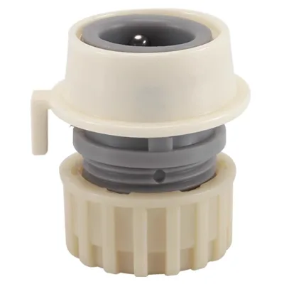 Car Wash ABS 4-Prong Hose Connector with Locking Quick-Connect Fitting (Snap-In & Thread) for Washing Machine Flower Watering