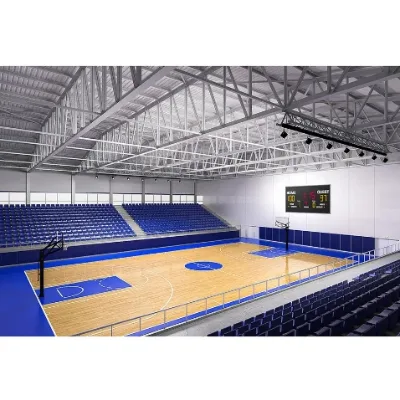 Cheap Prefab Hall Prefab Steel Structure Warehouse Basketball Court Indoor Standard Basketball Court Price for Sale