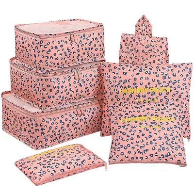 7 Pieces Wholesale Customized Mesh Packing Cubes Organizer for Travel
