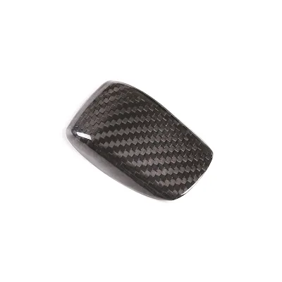 Mercedes-Benz Real Carbon Fiber Car Key Shell Protection Cover for C-Class/E-Class (W205/W212)-Black/Red Luxury Lightweight