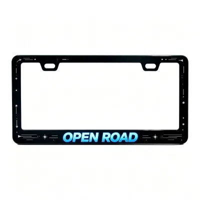 Customized Personalized Design Car License Plate Frames Metal Front License Plates