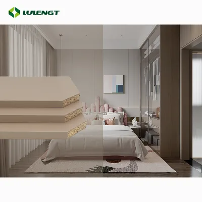 Wholesale Decorative Lightweight Color Hpl Particle Lamin Board Showcase Manufacturing Melamine Paper Laminated Particle Board