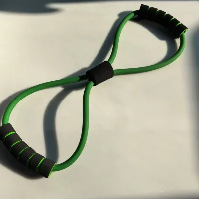 Customized Colors Latex Yoga Loop Strap  Fitness Exercise Yoga Strap Stretches for Posture
