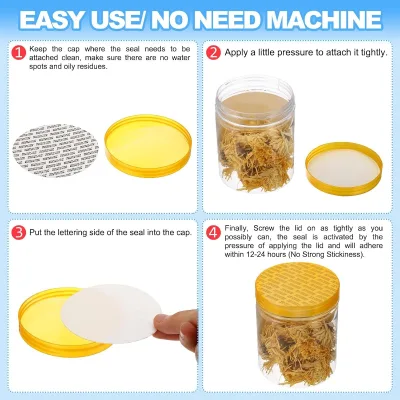 Self-Adhesive Pressure-Sensitive Cap Liner / Gasket