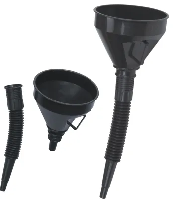 Hot Sell Plastic Car Auto Multi Purpose Safety Flexible Spout Filter Gas Oil Water Fuel Long Funnel