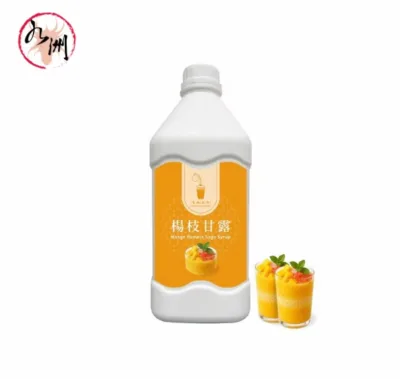 Premium Mango Pomelo Sago Pure Post Mix Concentrate Syrup Bubble Tea 2.5kg Bottle 6 Bottles/Box B2B Custom Solutions Asian