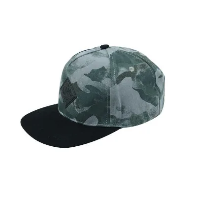 2025 New Fashion Custom 6 Panel Patch Logo Striped Plastic Snap Buckle Flat Brim Snapback Caps for Casual & Sports Outdoor Use