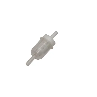 High Performance White Plastic Three Wheeler Motorcycle Parts Fuel Gasoline Filter
