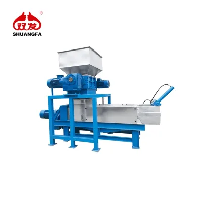 Large Food Waste Press Dehydrator, Spiral Extrusion Swill Solid Liquid Separator