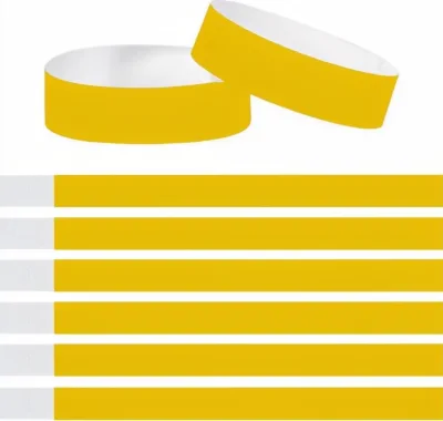 Customized one-time waterproof paper wristbands are suitable for event activity wristbands.