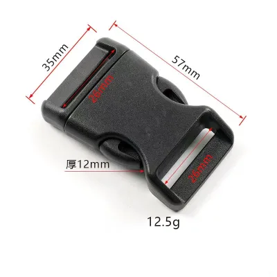 Student Backpack Makeup Bag Travel Accessory Strapping Bag Accessory Bag Buckle Adjustable Side Release Plastic Buckle