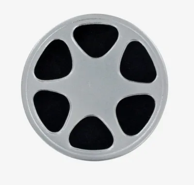 Customized Film Reel Stress Balls Promotional Logo PU Foam Squeeze Reliever Giveaway Movie Theater Trade Show