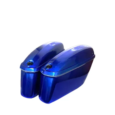 Customized Two-Sided ABS and Aluminium Motorcycle Side Box Universal Storage Hanging Luggage Box