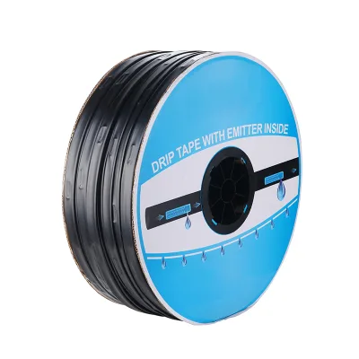 Agricultural Farm Irrigation Drip Pipe Water Saving Drip Tape with Emitter Inside