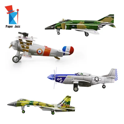 DIY Toy 3D Foam Plane Puzzle Paper, 3D Foam Core Puzzle