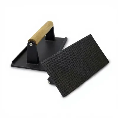 Heavy Duty Cast Iron Meat Press for BBQ Grilling Accessories