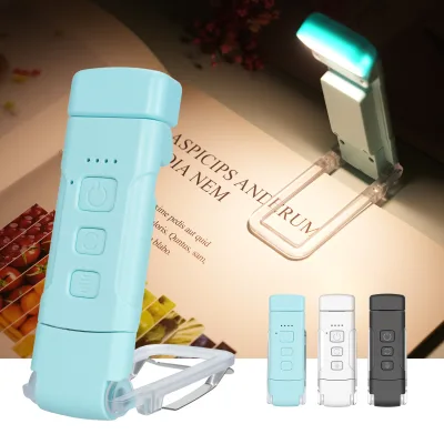 Led Rechargeable Solar Decorative Reading With Blue Light Protection Bedroom Table Lamp Book Light for Reading Lights