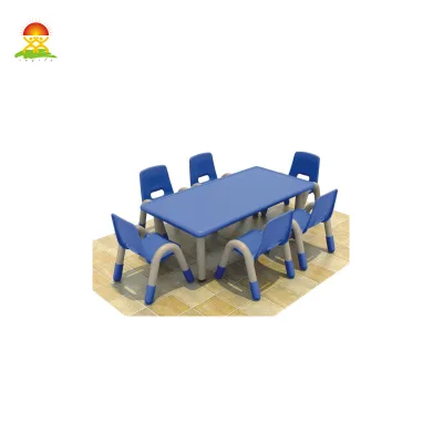 Kindergarten Classroom New Coming Study Dining Children Table and Chair Set