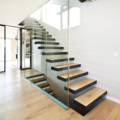 CBMmart Modern Staircase Indoor Suspended Staircases Floating Stairs