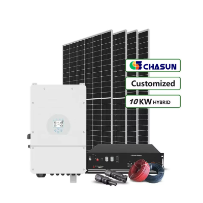 10-kilowatt Photovoltaic Panel System,intelligent Solar Cells,photovoltaic Panels, Battery Inverter, Solar Kit, Hybrid Household