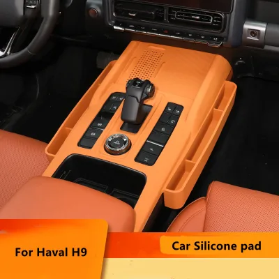 Center Console Silicone Mat for Haval H9 Gen 2 Liquid Silicone Dust Proof Anti-scratch Interior Modification Accessories
