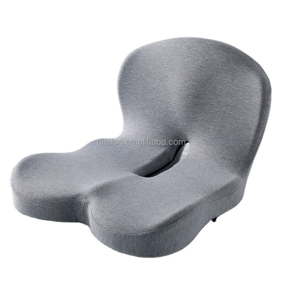 Skin Friendly Anti Slip Memory Foam Seat Cushion Buttock Protection Extended Zipper Easy Remove Home Office Car Pad