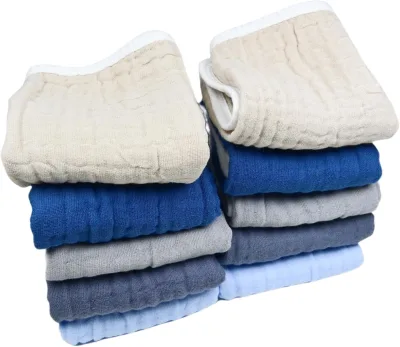 2026 Muslin Burp Cloths for Babies, Hypoallergenic Machine Washable Infant Spit up Cloth Wholesale