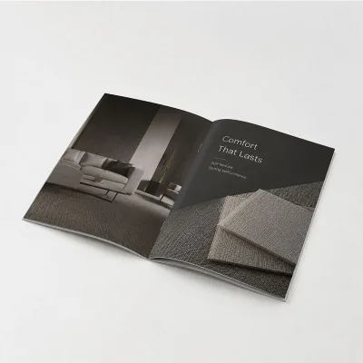 Low MOQ Booklets Digital Printing Full-Color Softcover Catalog Brochure Book Services