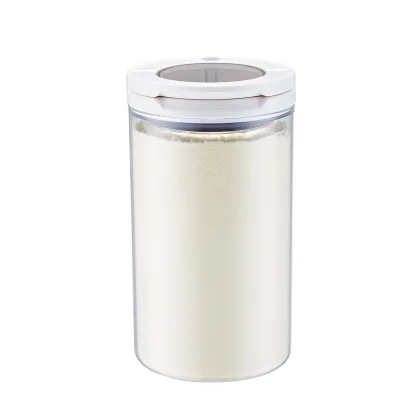 1500ml Sugar Storage Jar Kitchen Canister Silicone Ring Glass Mason Jars for Food Storage