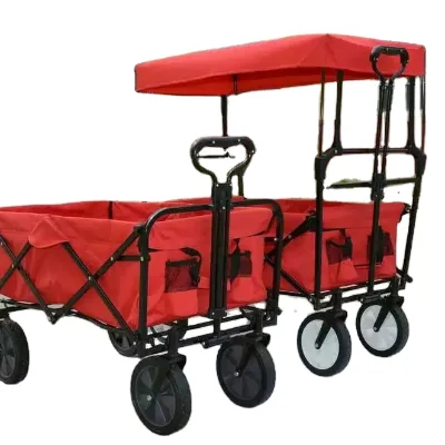 Folding Baby  Wagon  Weather Proof Beach Outdoor Camping Garden Shopping Sports Baby Pet Walking Stroller Canopy Wagon