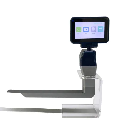 HCR-31 Medical 3-step Magnification Changer 10W LED Lamp Reusable Optic Video Laryngoscope Set