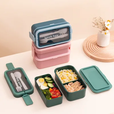 Icen B02 Microwave Oven Safe Glass Food Storage Container High Borosilicate Glass Bento Lunch Box Set