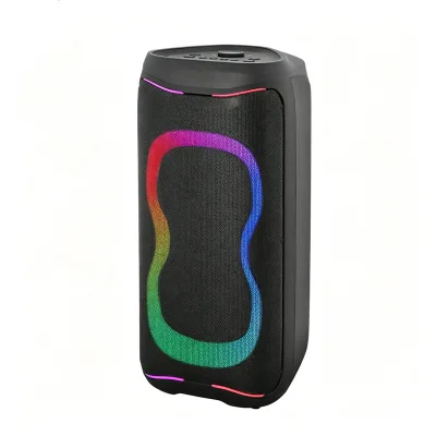 Hot TWS BT Speaker RGB Light Dual 6.5 Inch Portable Outdoor Audio Exclusive Audio System Speaker