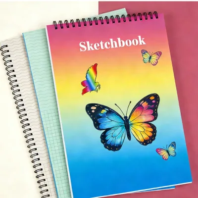 Premium B4 Size Hardcover Sketchbook 12 Pages With Heavyweight 180gsm Watercolor Paper Spiral Bound