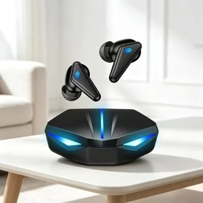 Gaming Earphones High Fidelity Stereo Sound ENC Noise Cancelling Waterproof TWS In-ear Headset For Gamer Daily Use