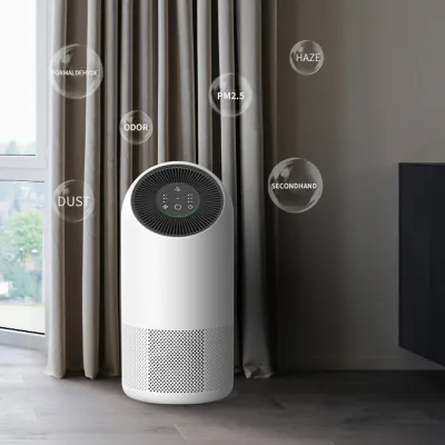 Bladeless Standing Fan Extra Large Air Purifier for Home