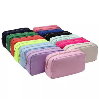 Polyester Makeup Bag Large Capacity Advanced Sense Portable Carrying Bag Waterproof Toiletry Storage Bag
