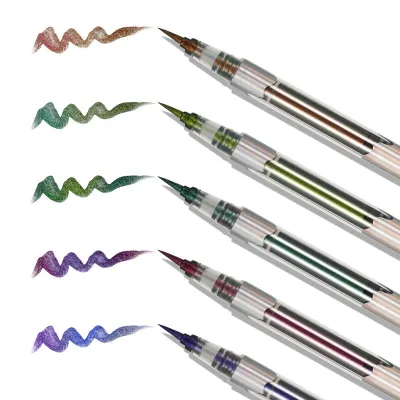 Waterproof Mineral High Pigment Smooth Multichrome Liquid Colored Eye Shadow Liner Long-wear Eyeliner