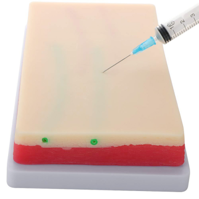 Venipuncture IV Practice Pad with 4 Veins Imbedded for Nusrsing Injection Training