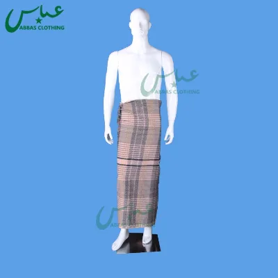 Ready to Ship 2021 Dubai Men Islamic Clothing Skirt Sarong Dress in Polyester Casual Middle East Style