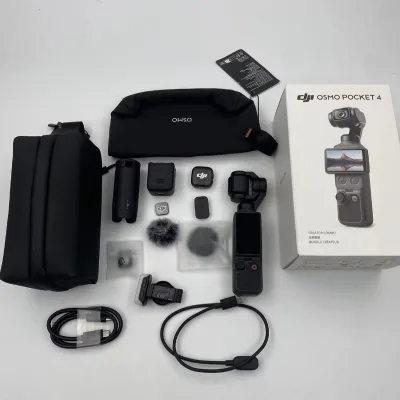Handheld VLGO Carbon Fiber 3- Smartphone Gimbal Stabilizer 4K Video Action Camera with for V4.0 Foldable Design