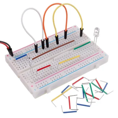 Reusable Mini 400 Tie Points Solderless for Easy Wiring Plug-in for ESP32 Raspberry Pi Pico 2 Prototyping