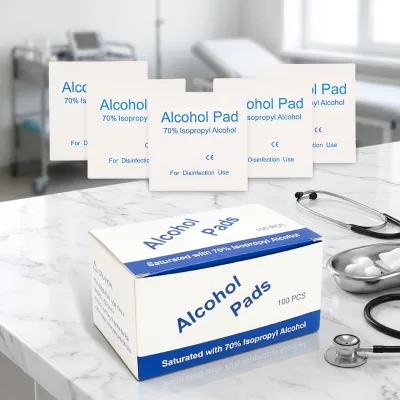 Factory Direct Disposable Alcohol Cleaning Pads 70% Individually Packed