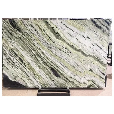 Raggio Verde Green Marble Interior Decor Cloud Green Jade Onyx Marble Slabs