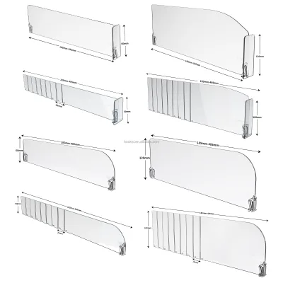 Pusher Divider for Supermarket Shelving