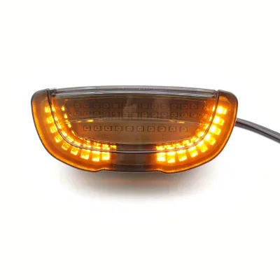Universal Brake Stop Running Tail Integrated Rear Lamp Turn Signal License Plate Tail Light LED Motorcycle Taillight
