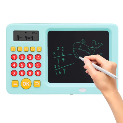 ET New Design Calculator Games for Kids Learning Counting Math Games With LCD Writing Tablet Interactive Electronic Math Game
