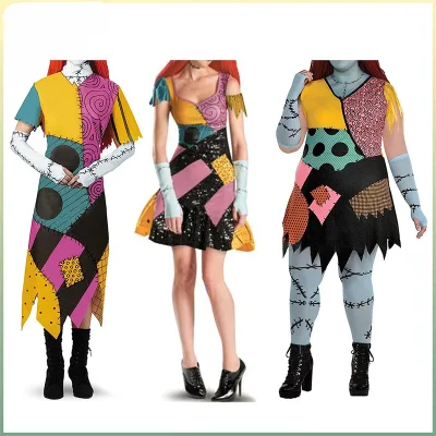 Dark Wind Halloween Costume Print Dress Adults Fright Night Cosplay Set Skirts Includes Anime Character Inspired Christmas